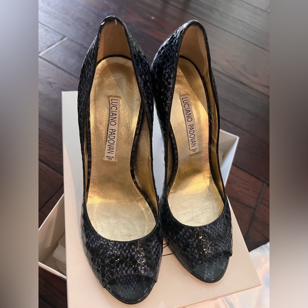 Luciano padovan open toe pumps - Picture 5 of 11